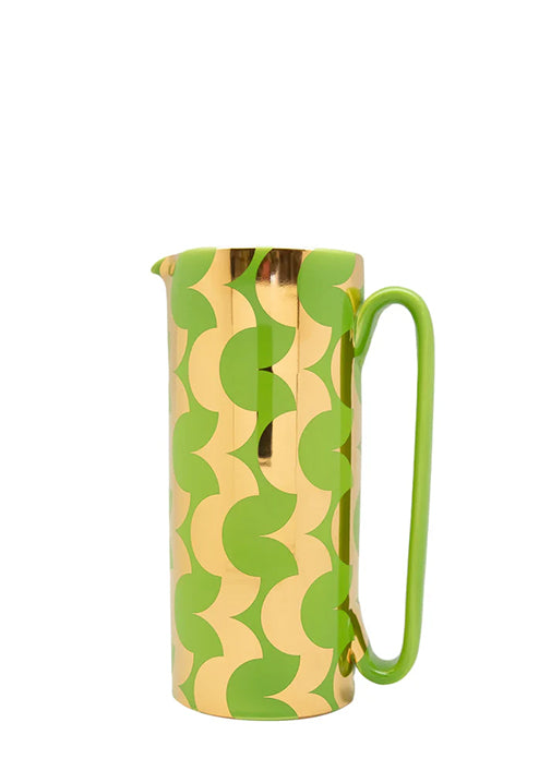 Serlio Cicappa Gold 24K & Green Carafe