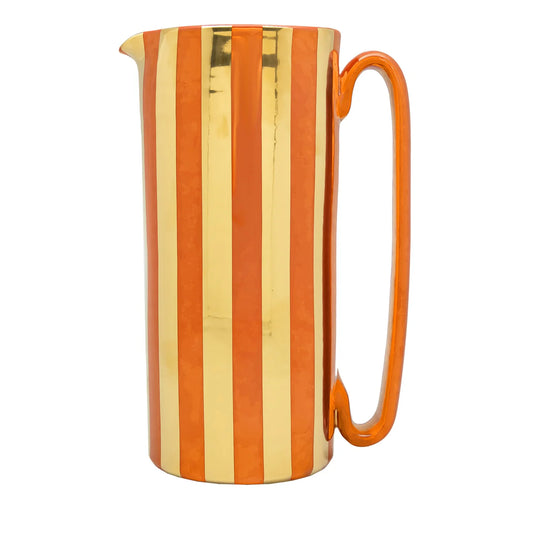 Serlio Mercante Gold 24K & Orange Carafe