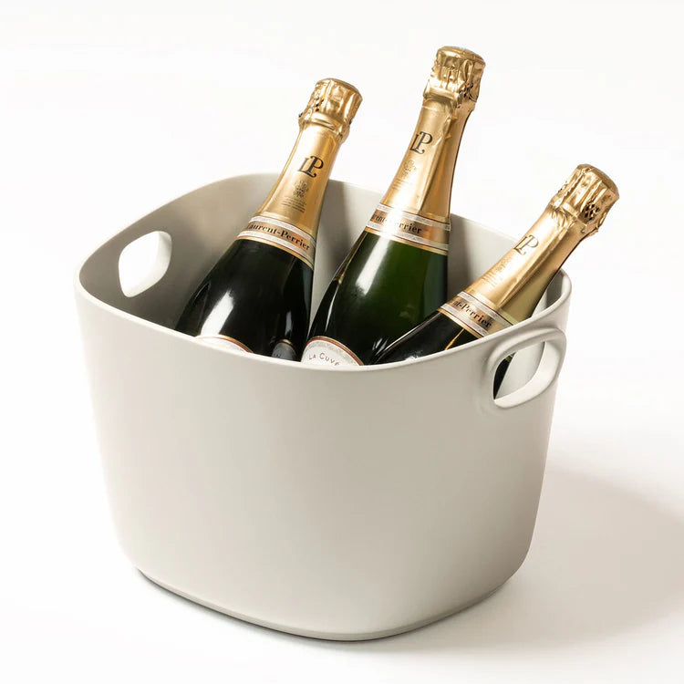 Maris White Cast Aluminium Champagne Bucket