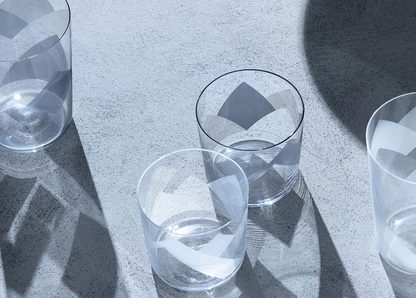 Peaks Tumbler Set of 4 - Graphite