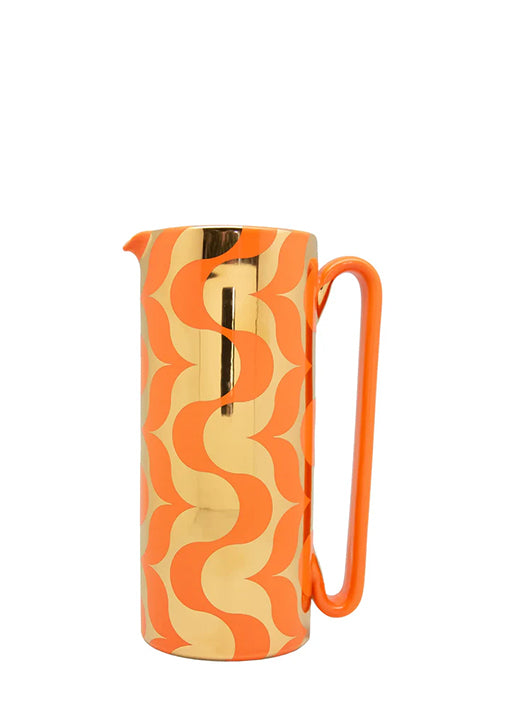 Serlio Equilibri Gold 24K & Orange Carafe