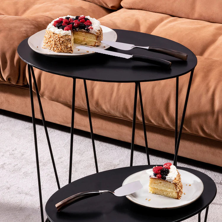 Cake Cutlery Set in Natural Horn