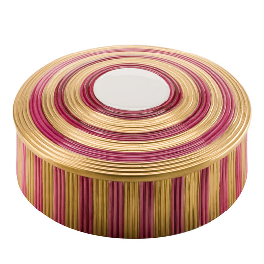 Purple & Gold Belle Epoque Round Box