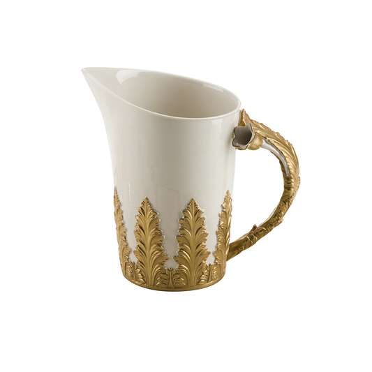 Gold Leaves Pitcher