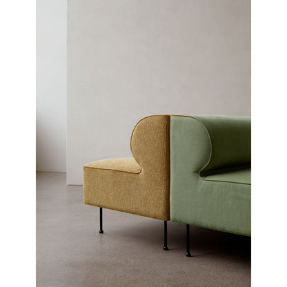Eave Dining Sofa, Open Section