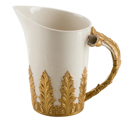 Gold Leaves Pitcher