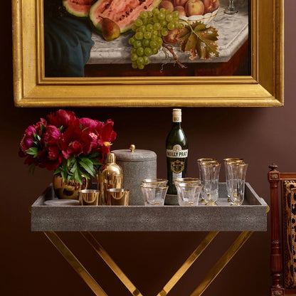 Classic Shagreen Butler Tray