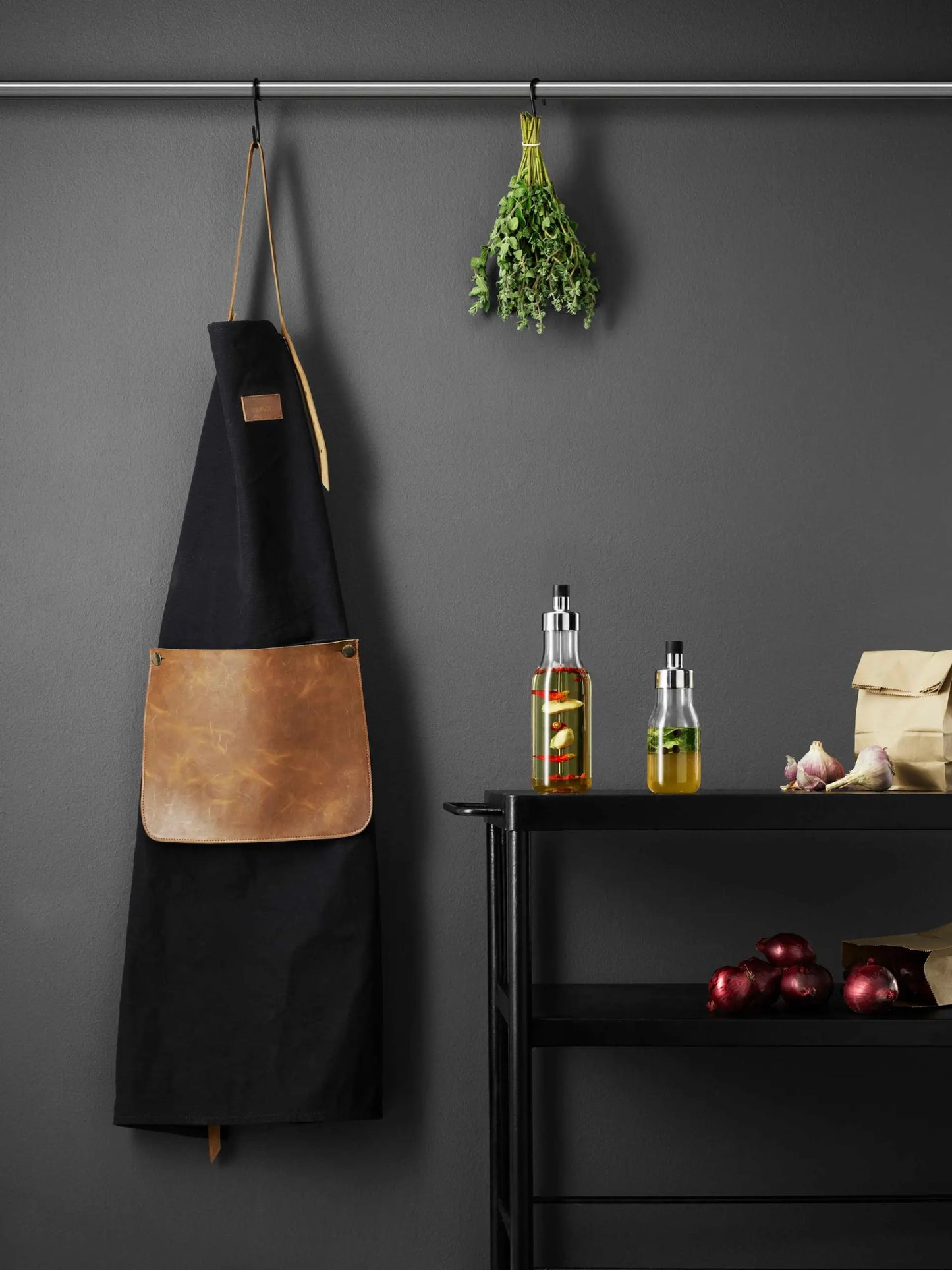 Apron Canvas And Leather