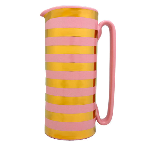 Serlio Gondoliere Gold & Pink Pitcher