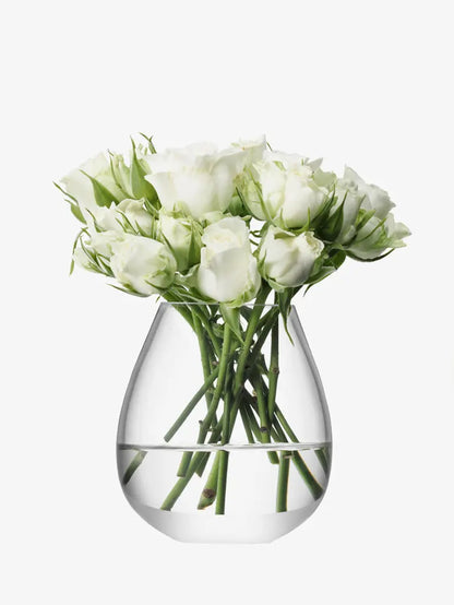 Flower Mini Bouquet Vase Clear