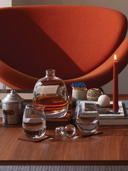 Whisky Islay Decanter & Walnut Base 1L