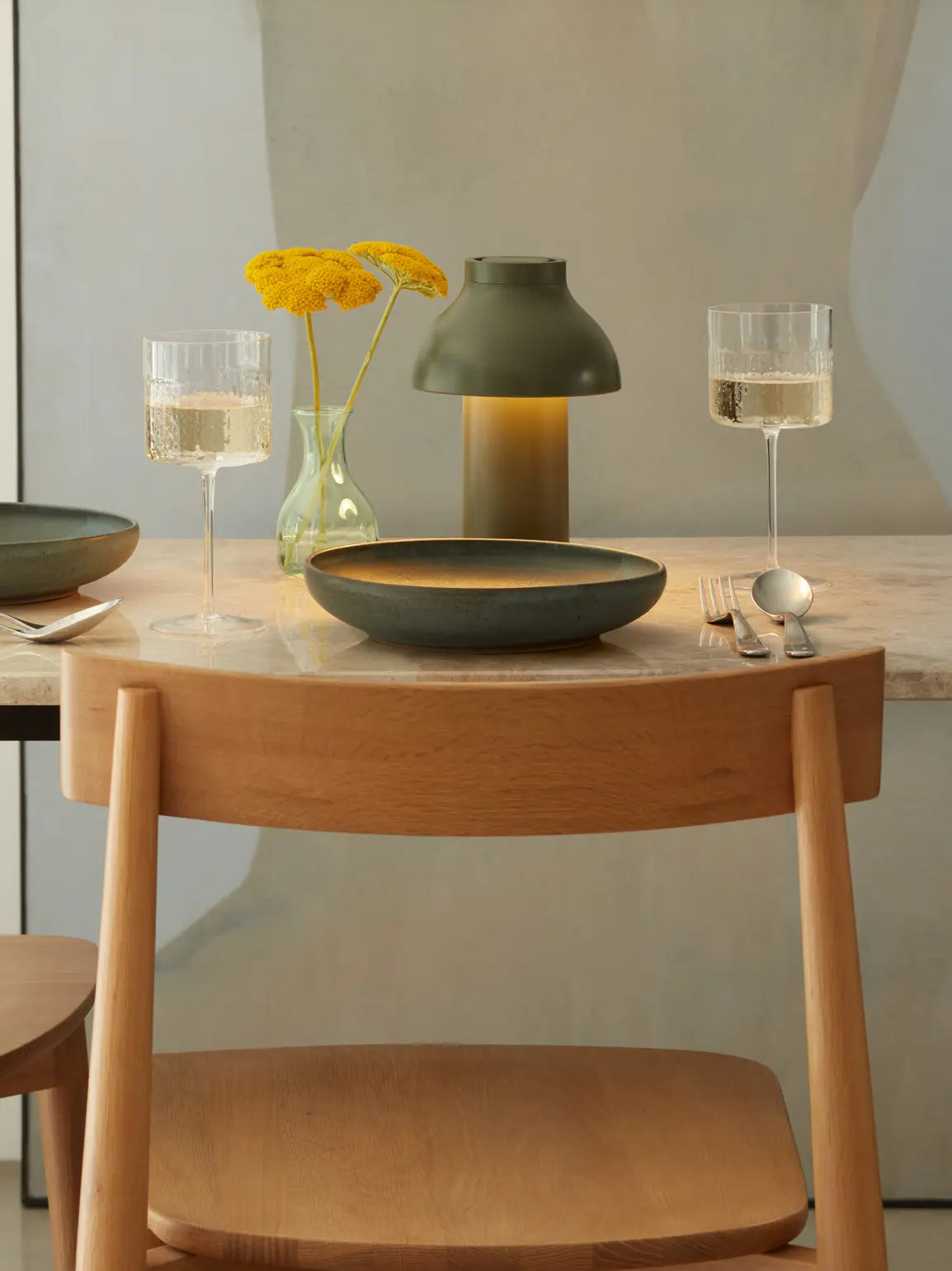 Wicker Wine Glass