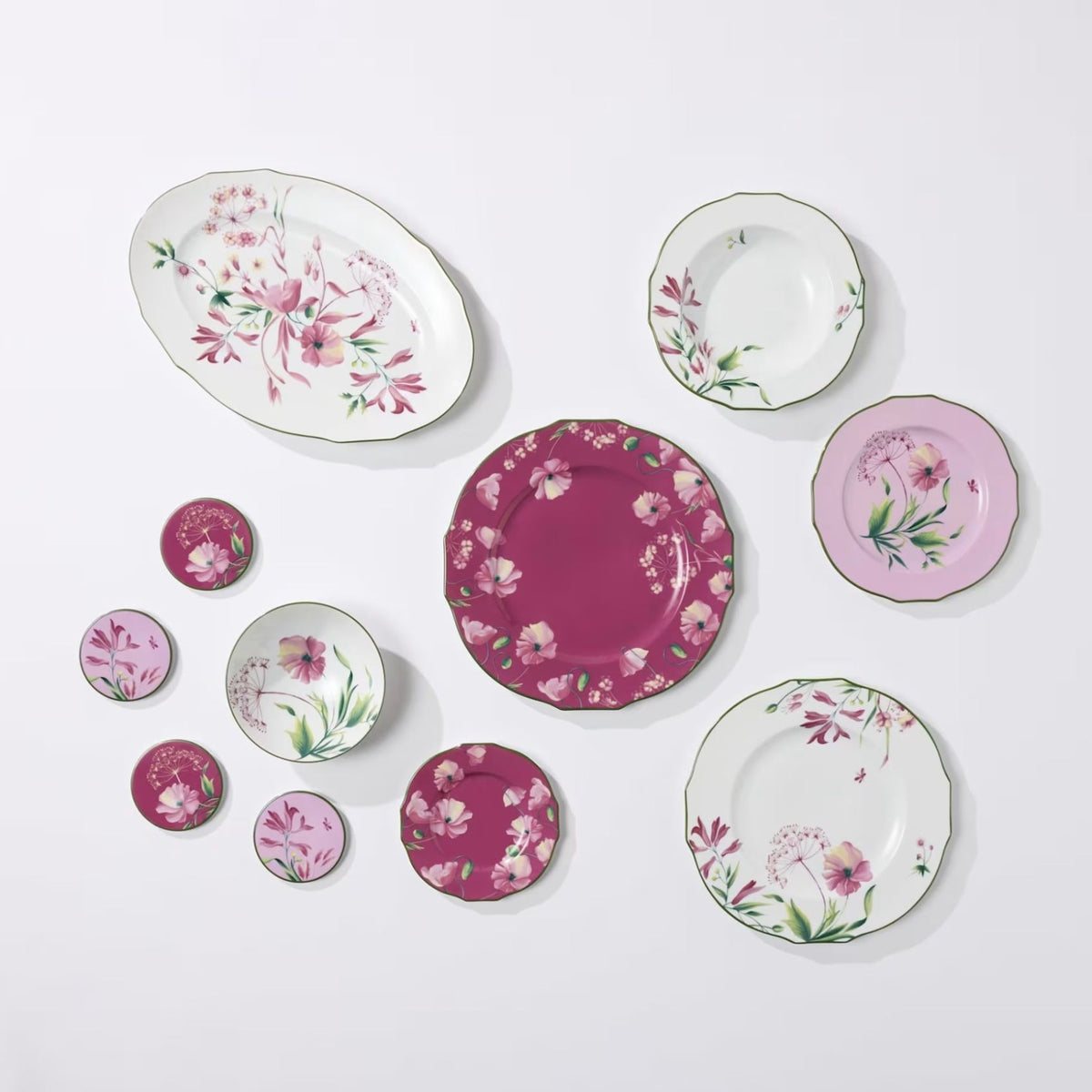 Florenza Malva Set 2 Bread Plates