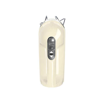 Cream-colored air freshener with spikes on a white background