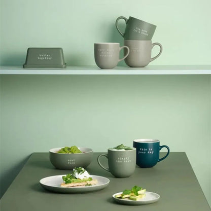 ASA Selection Hey! Butter Dish Green