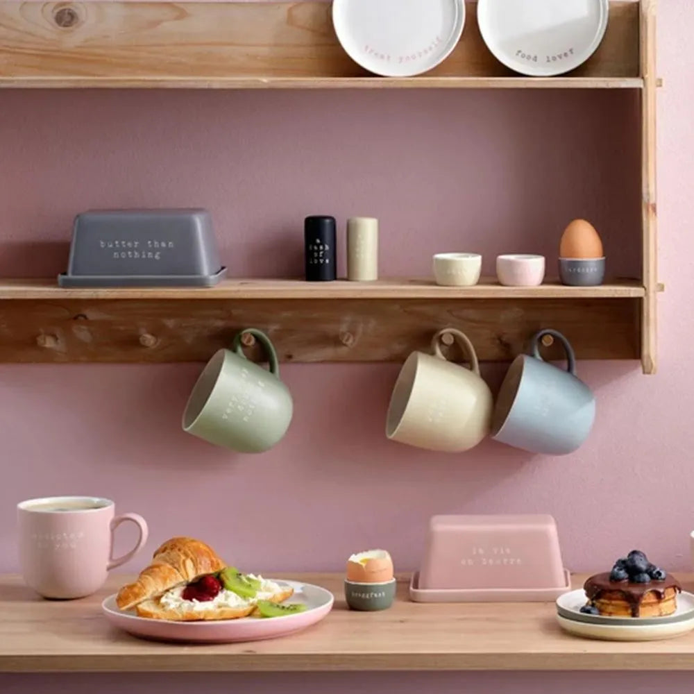 ASA Selection Hey! Butter Dish Pink