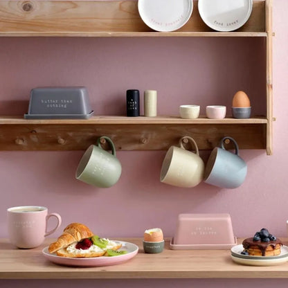 ASA Selection Hey! Butter Dish Pink