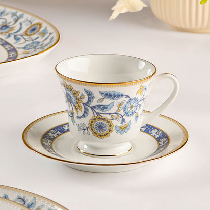 Noritake Tusker Blue Tea Service, Set of 27