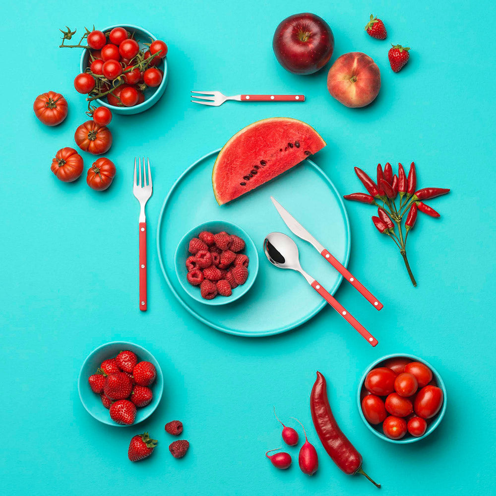 Bugatti Allegra Dinner Spoon, Red