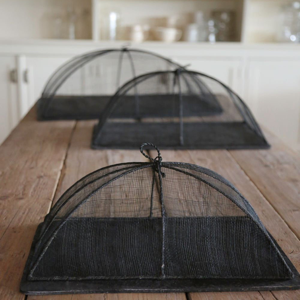 Black Rectangular Food Cover, Medium