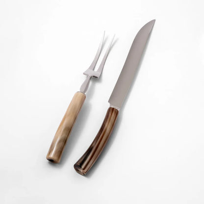 Roast Cutlery Set in Natural Horn