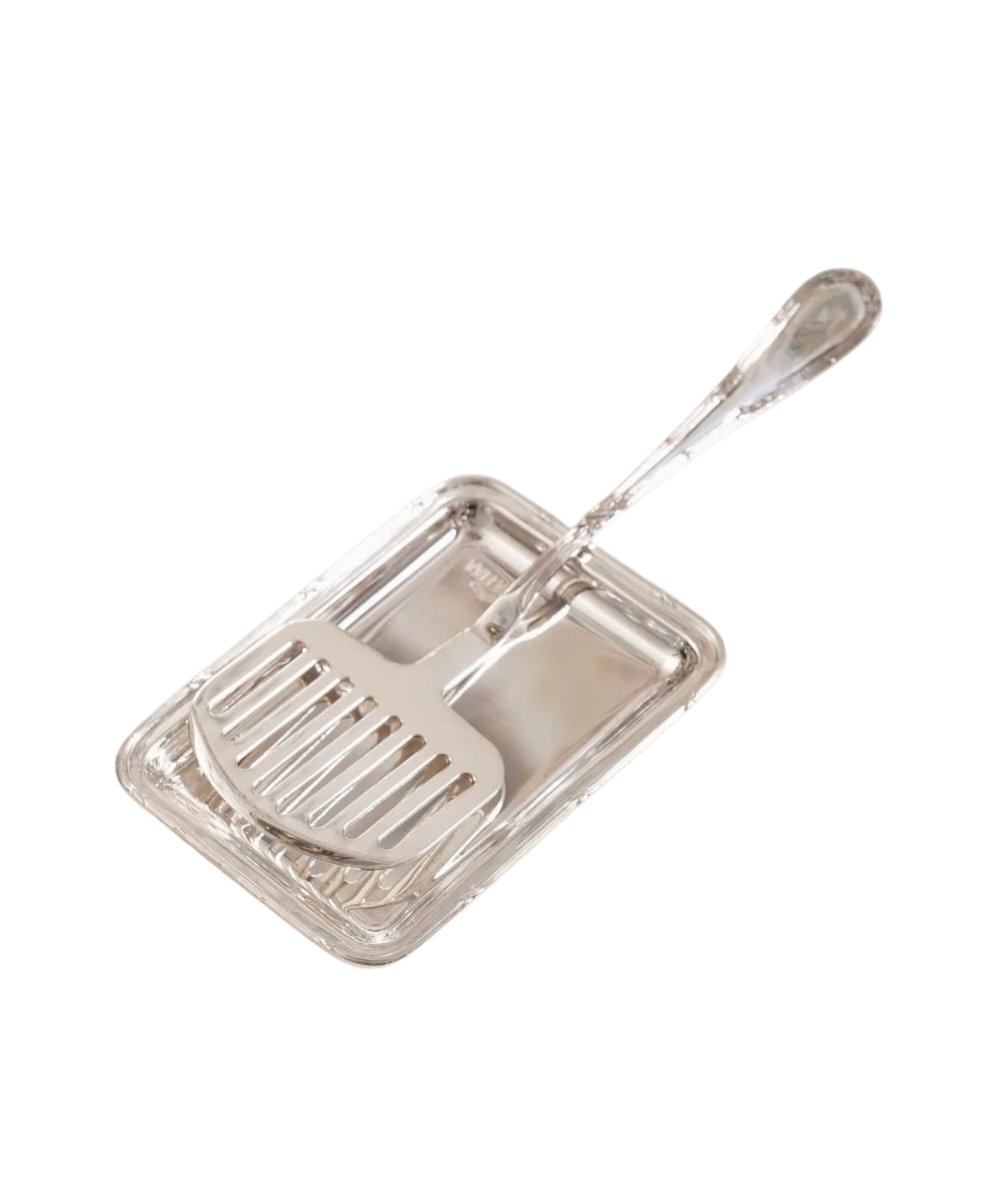 Silver Plated Spatula Holder