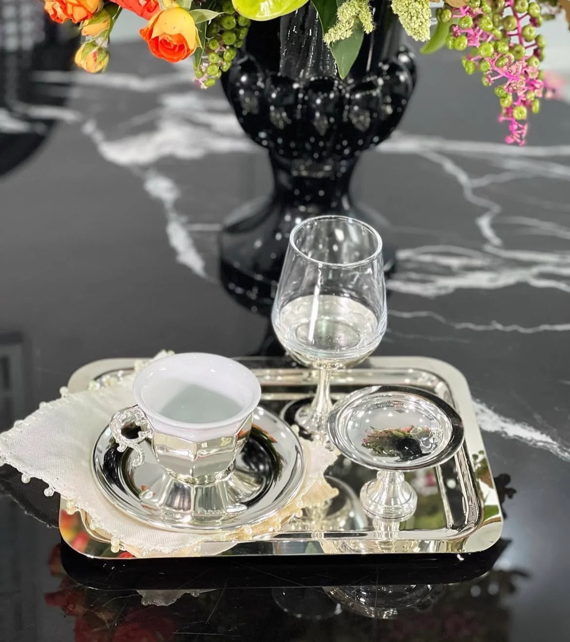 Plain Tray - Silver-plated & Handcrafted
