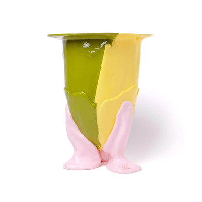 Amazonia Vase - Matt Dust Green, Cherry, Pastel Yellow, Pastel Pink
