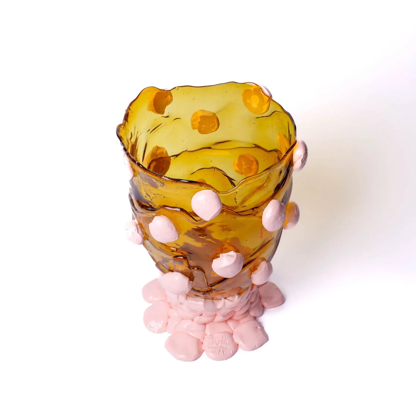 Nugget Vase - Amber, Salmon