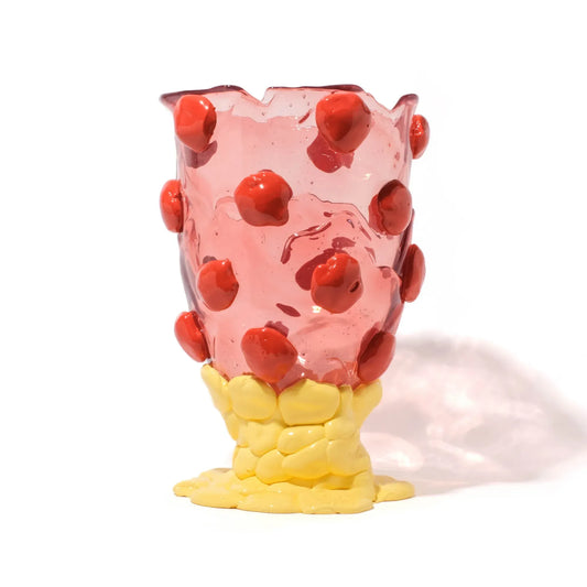 Nugget Vase Extra Colour - Light Fuchsia, Rusty Brown, Pastel Yellow