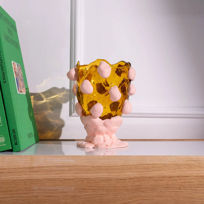 Nugget Vase - Amber, Salmon