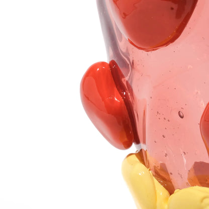 Nugget Vase Extra Colour - Light Fuchsia, Rusty Brown, Pastel Yellow