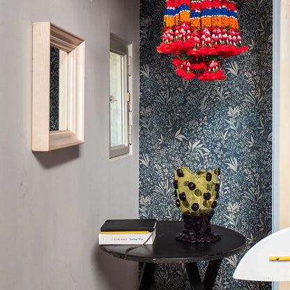 Nugget Vase - Clear Yellow, Aubergine