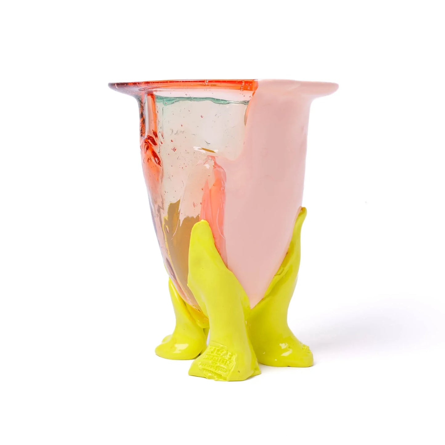Amazonia Vase - Aqua, Light Ruby, Salmon, Fluo Yellow