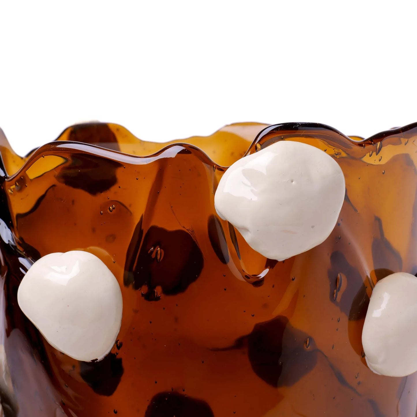 Nugget Vase Extra Colour - Clear Brown, Matt Champagne, Pastel Orange