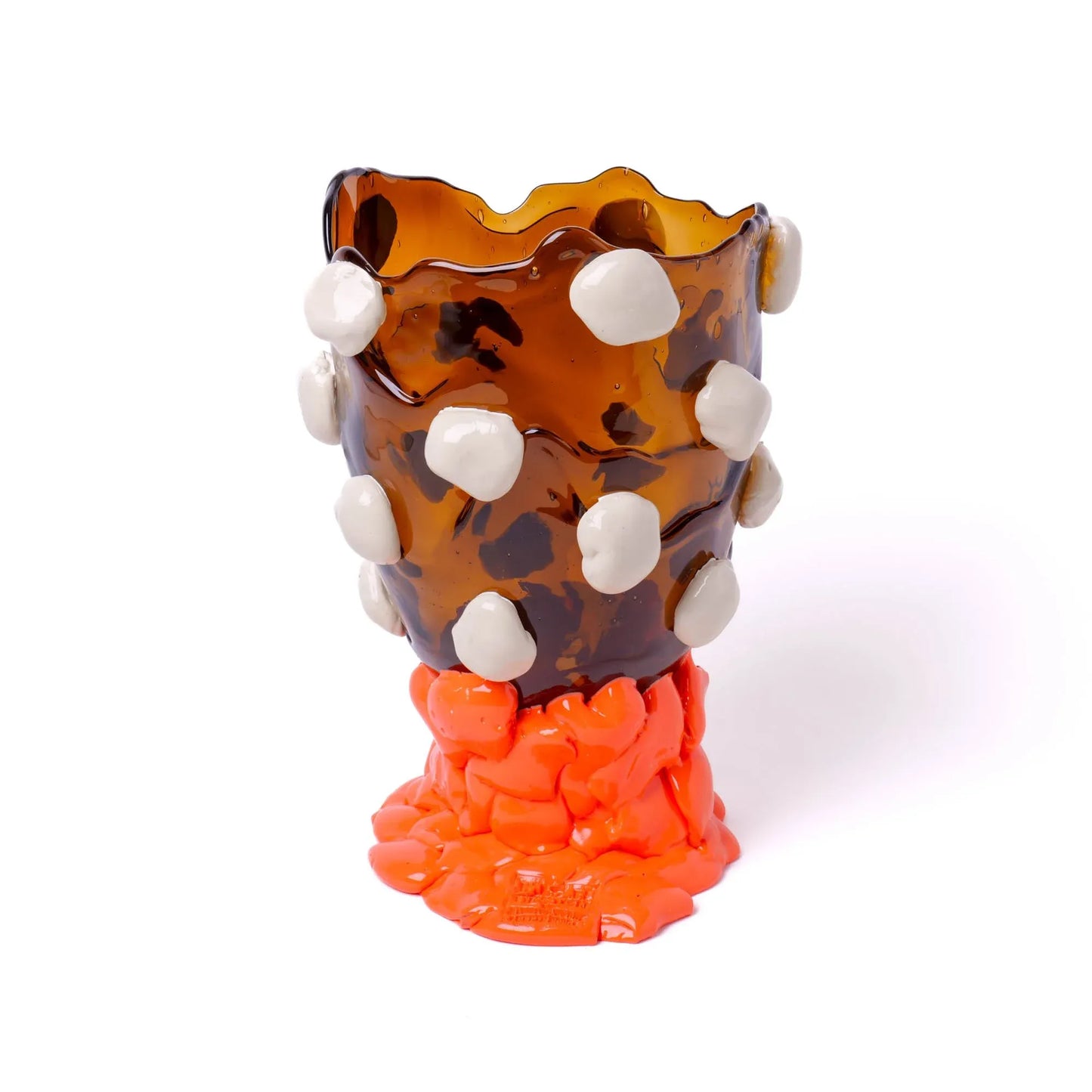 Nugget Vase Extra Colour - Clear Brown, Matt Champagne, Pastel Orange