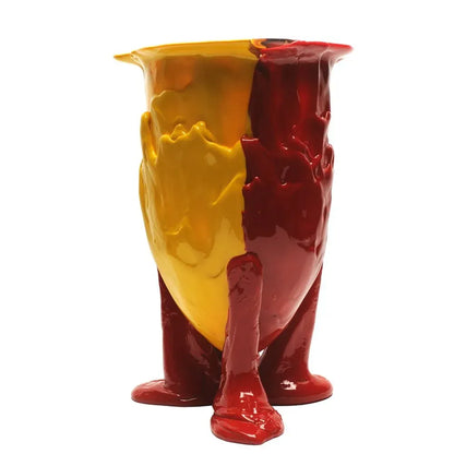 Amazonia Vase - Red, Cobalt Blue, Yellow