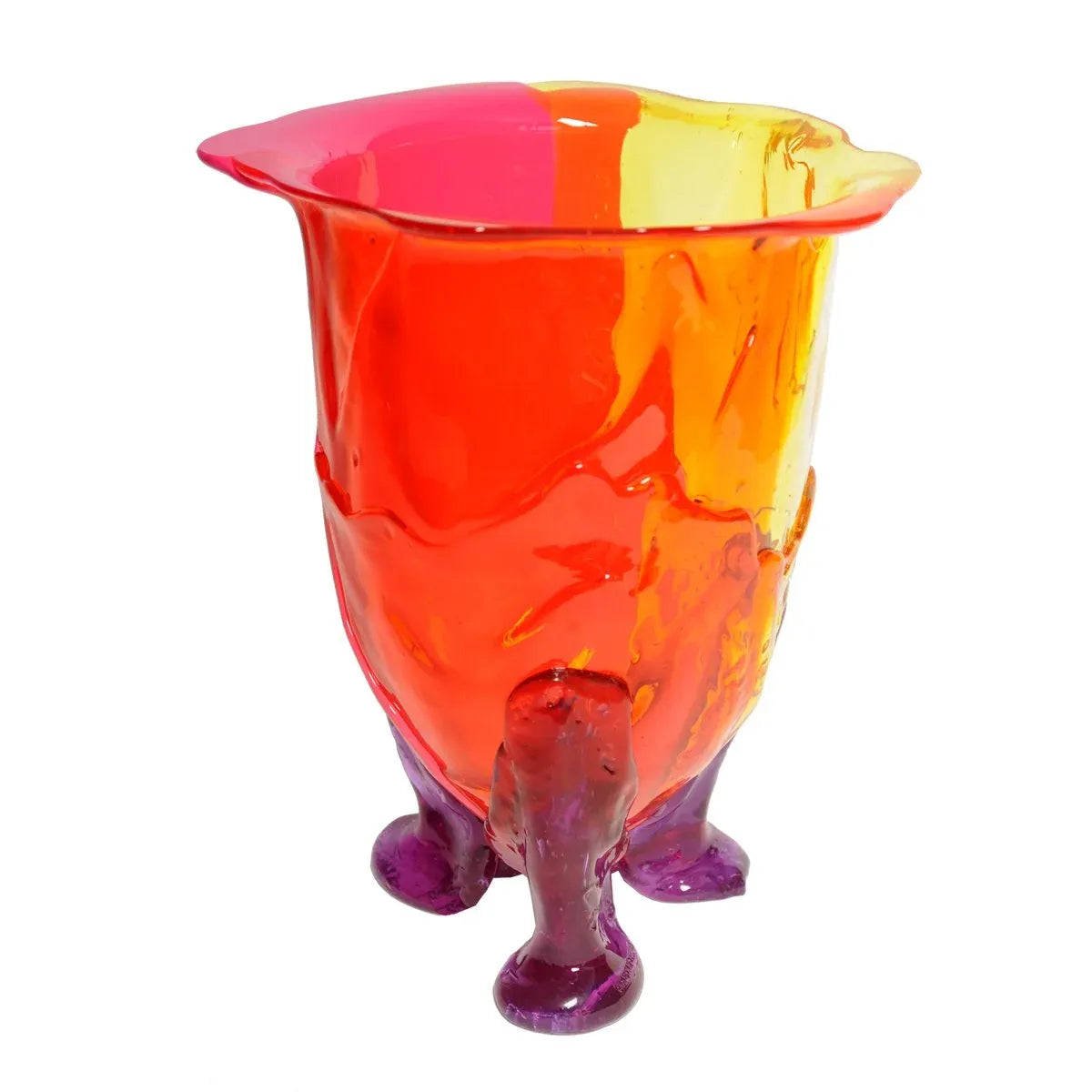 Amazonia Vase - Yellow, Orange, Fuchsia, Lilac
