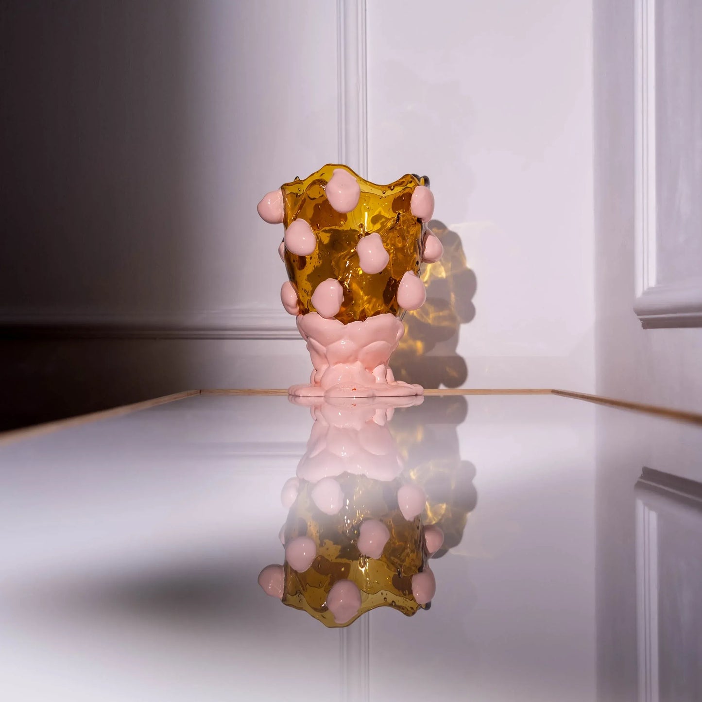 Nugget Vase - Amber, Salmon