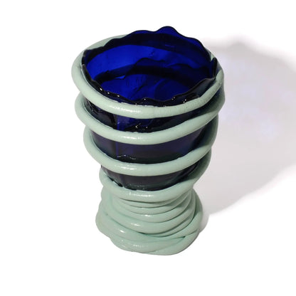 Pompitu I Vase - Blue, Aqua
