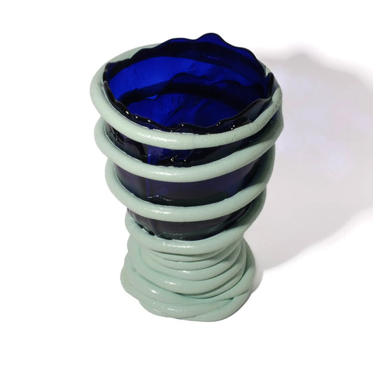 Pompitu I Vase - Blue, Aqua
