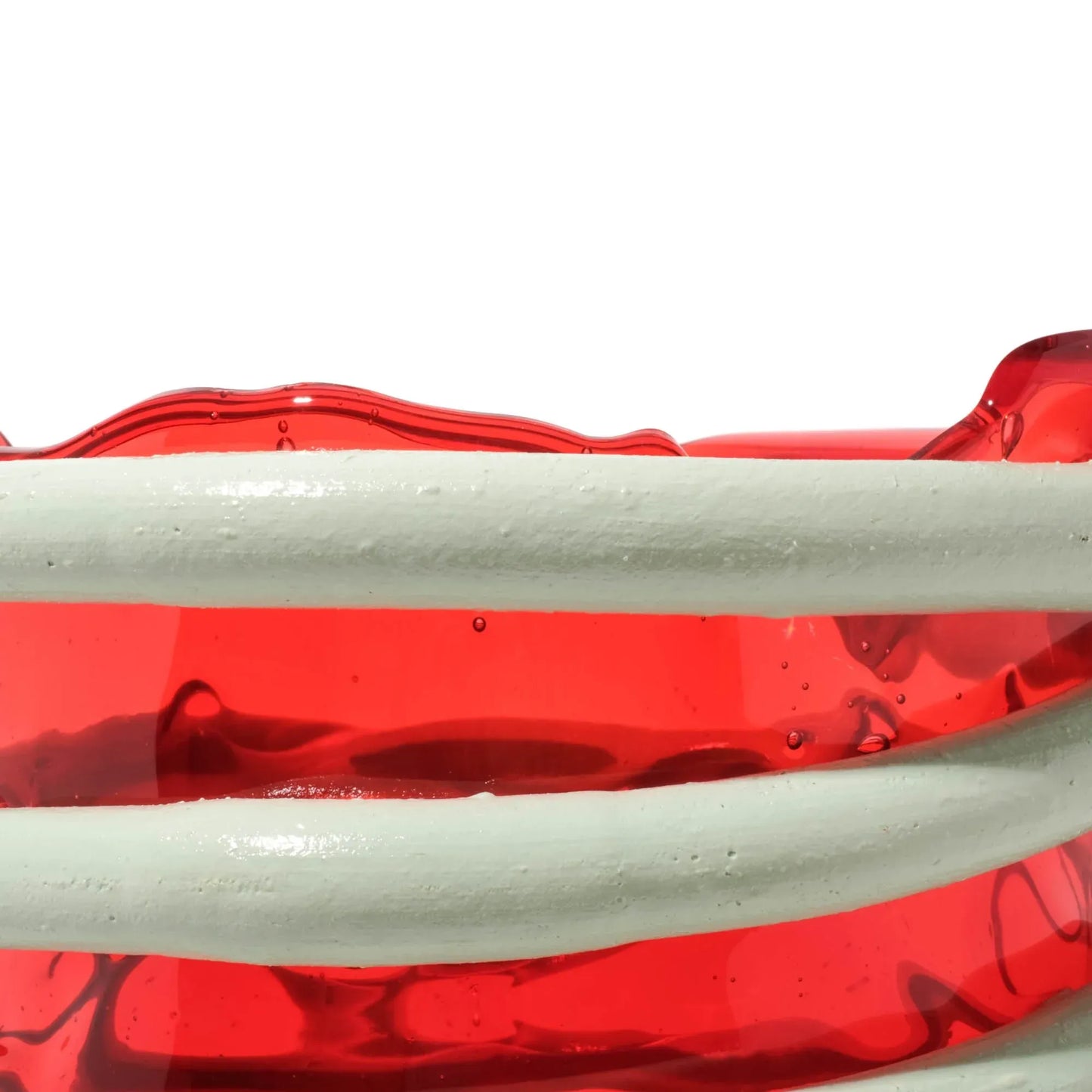 Pompitu I Vase - Red, Aqua