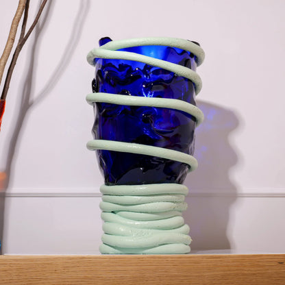 Pompitu I Vase - Blue, Aqua