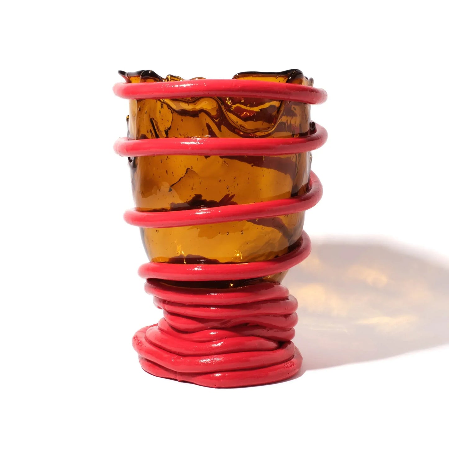 Pompitu I Vase - Amber, Coral