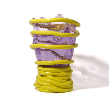 Pompitu I Vase - Lilac, Fluo Yellow