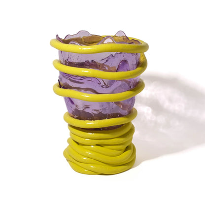 Pompitu I Vase - Lilac, Fluo Yellow