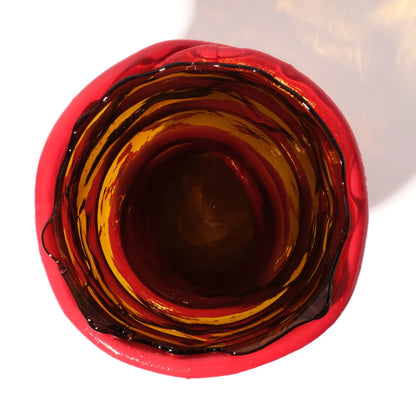 Pompitu I Vase - Amber, Coral