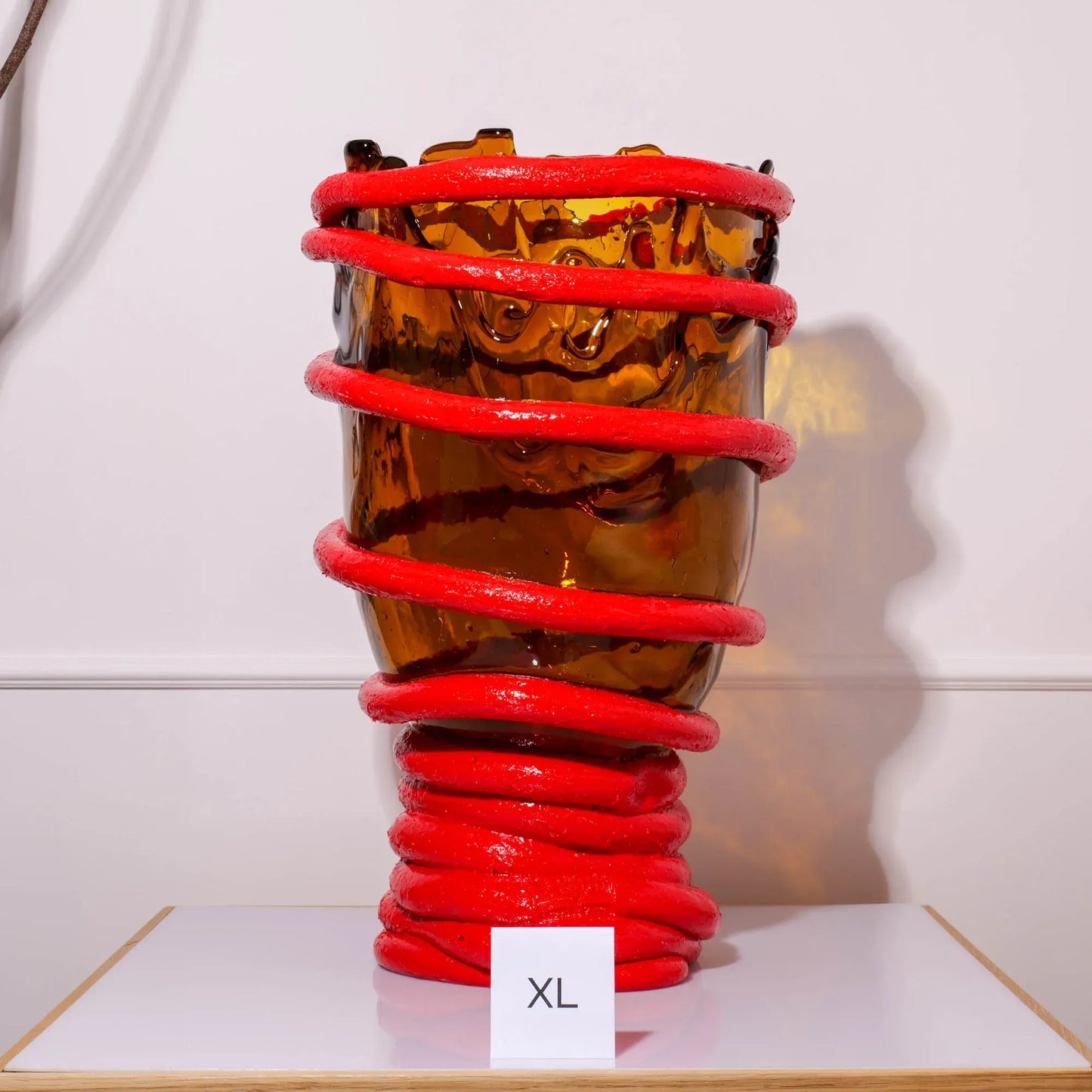 Pompitu I Vase - Amber, Coral