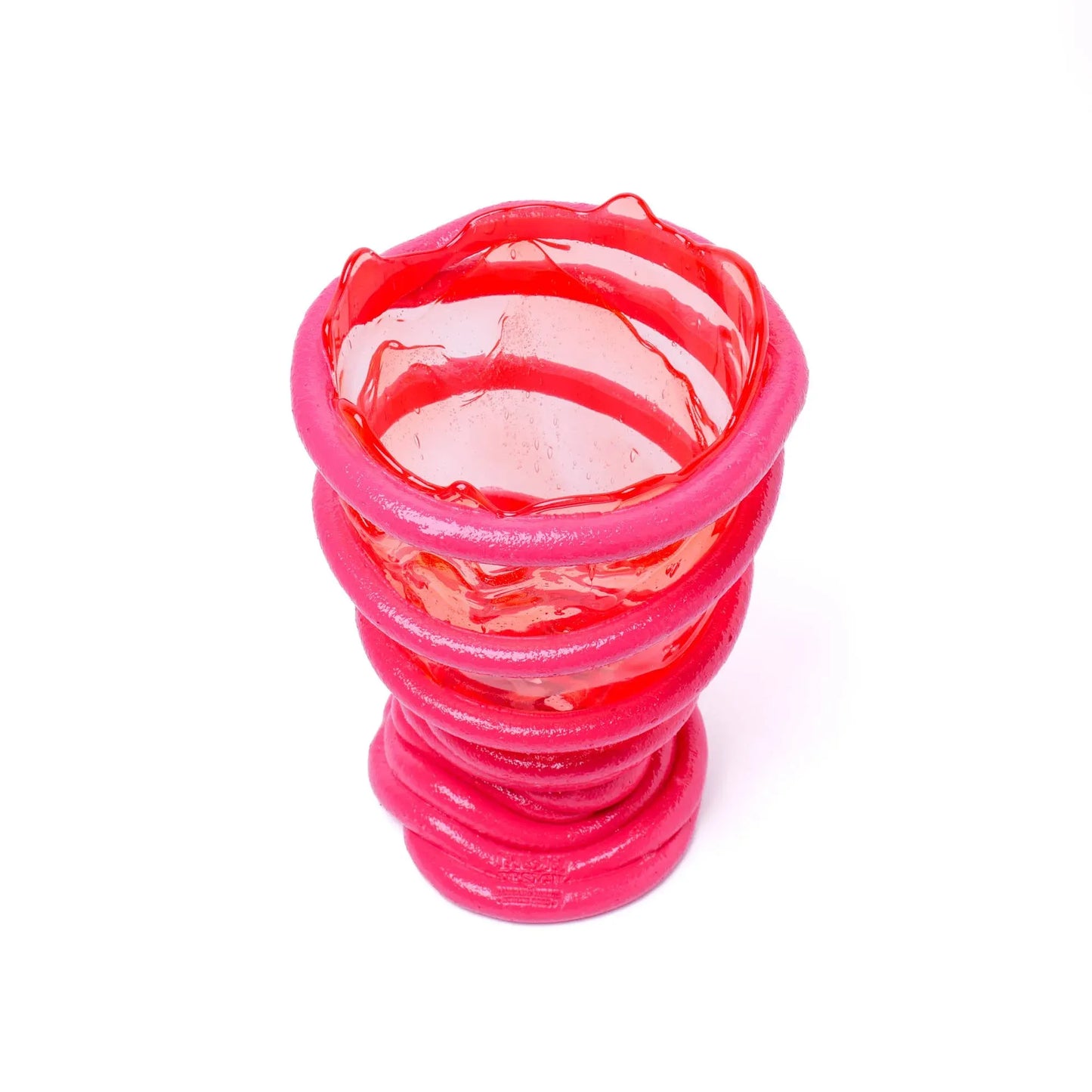 Pompitu I Vase - Light Ruby, Fuchsia