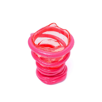 Pompitu I Vase - Light Ruby, Fuchsia